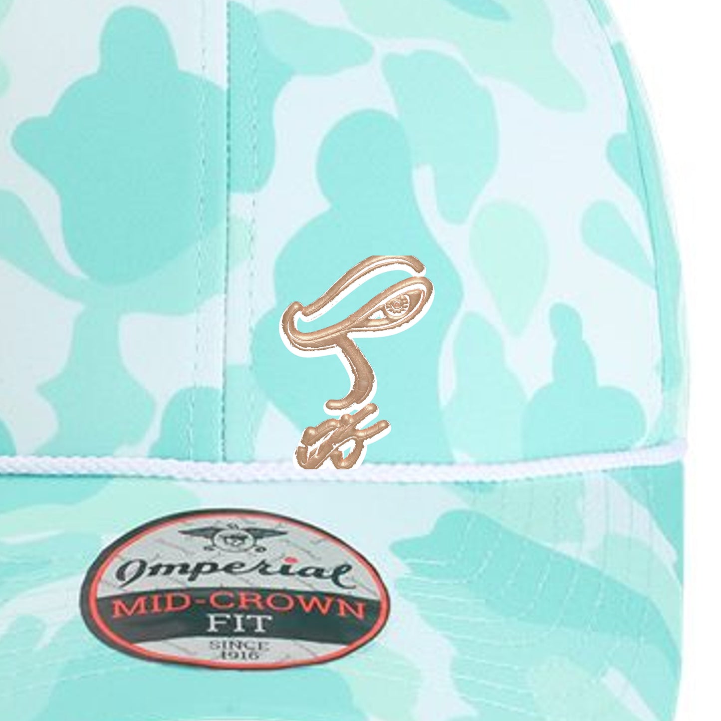 Frog Skin Camo Aqua - 5058 - FRONT