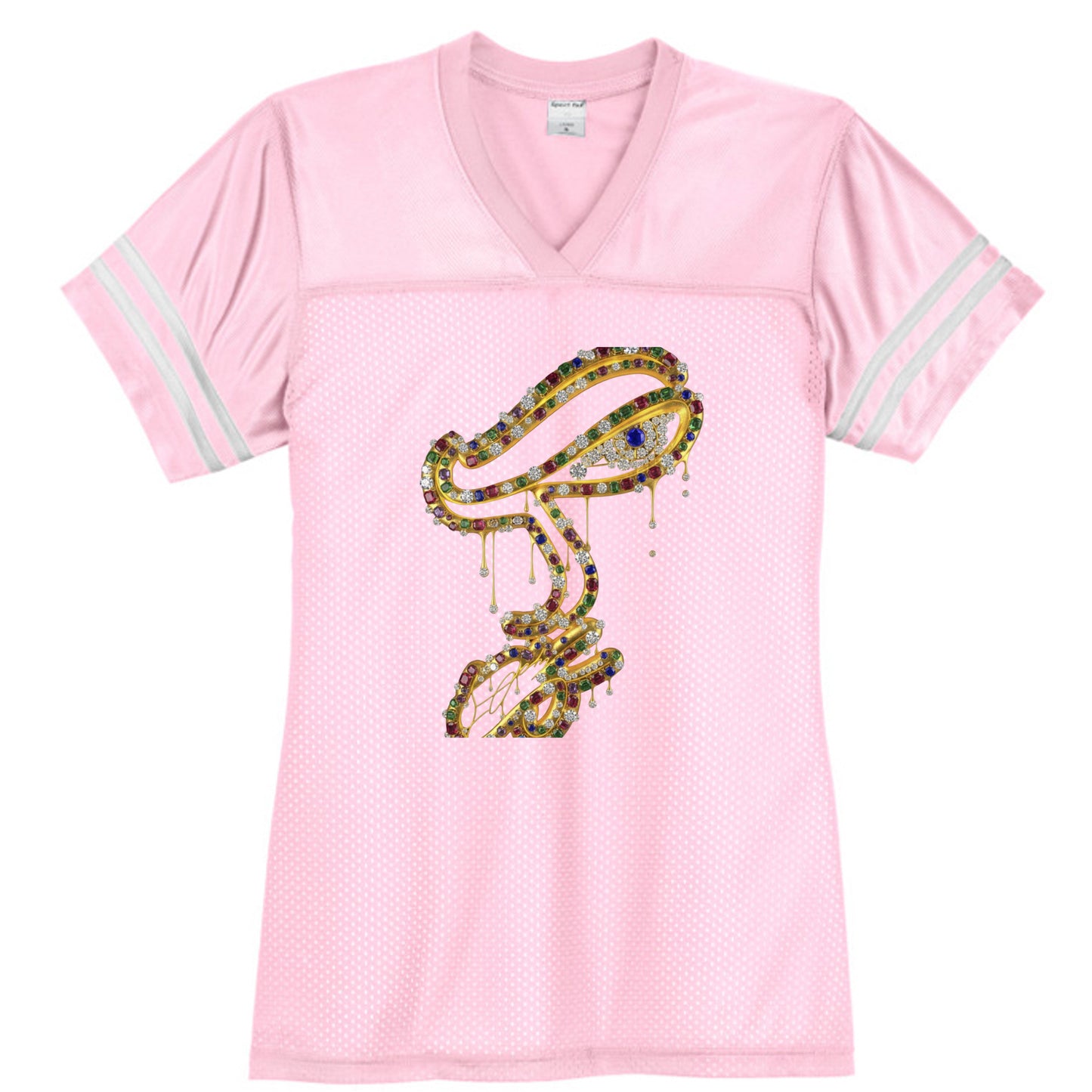 Lt Pink/White - LST307 - FRONT