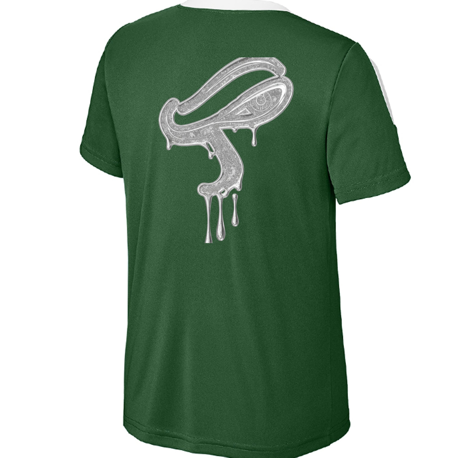 Forest Green/ White - YST100 - BACK