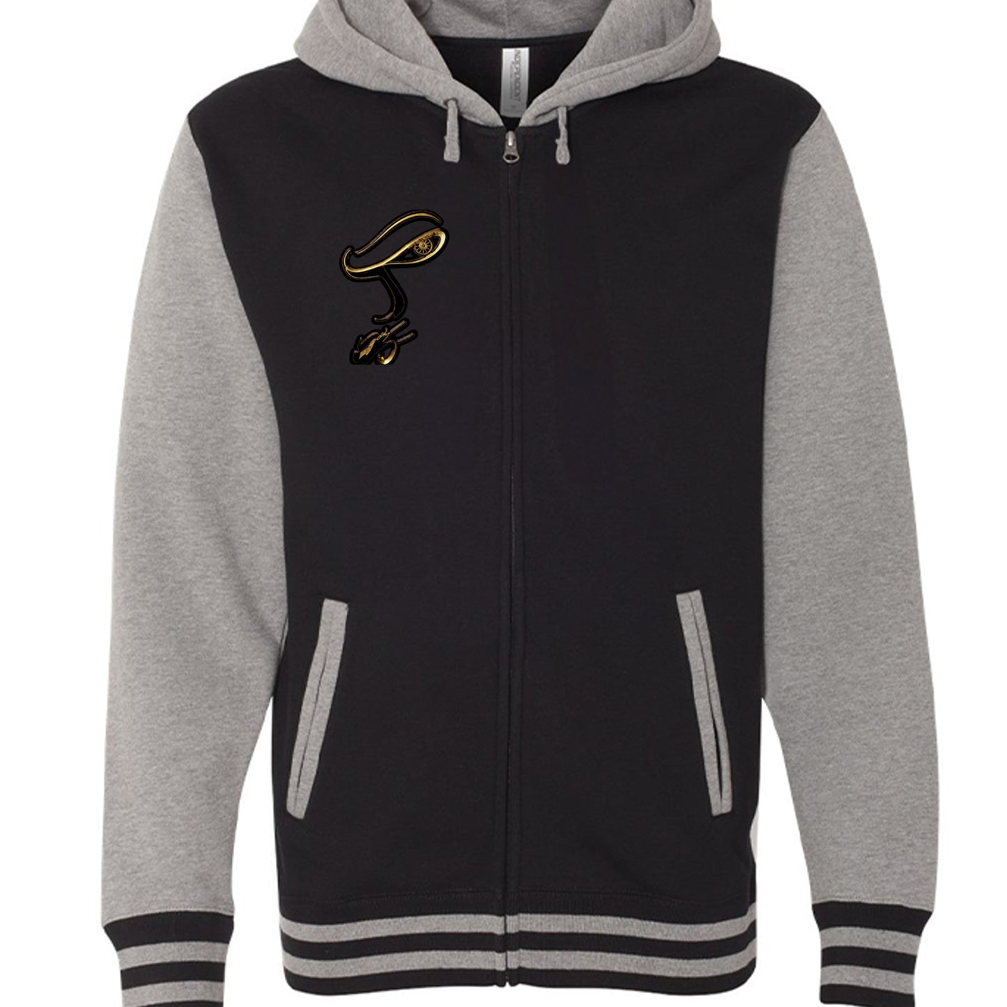 Black/ Gunmetal Heather - IND45UVZ - FRONT