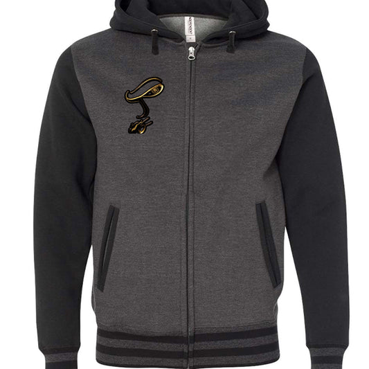 Charcoal Heather/ Black - IND45UVZ - FRONT