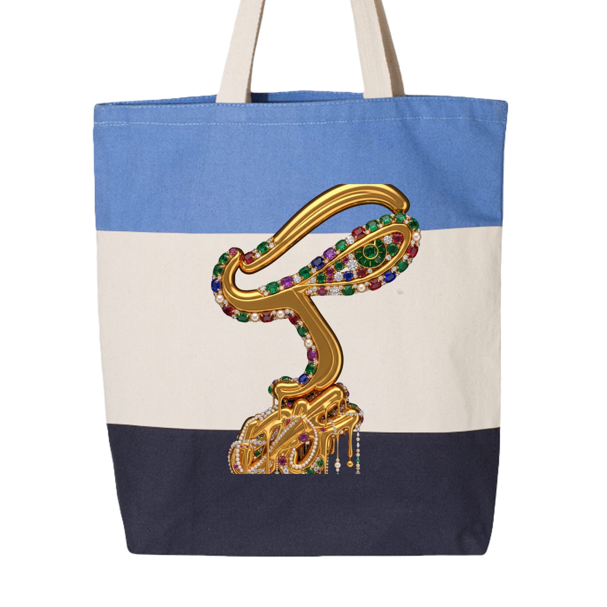 Navy/ Natural/ Carolina Blue - Q125900 - BACK