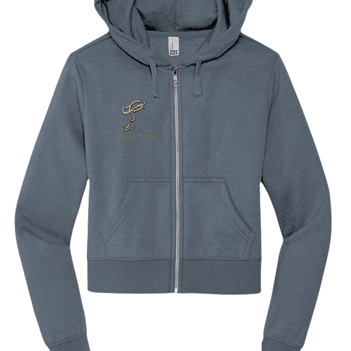 Flint Blue Heather - DT6103 - FRONT