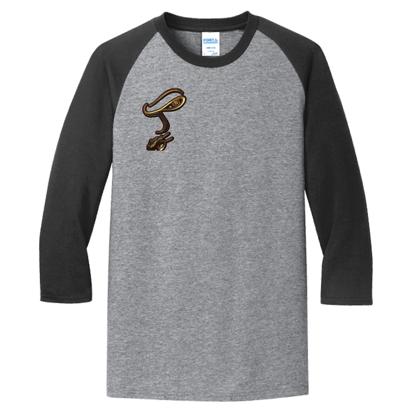Athletic Heather/Jet Black - PC55RS - FRONT